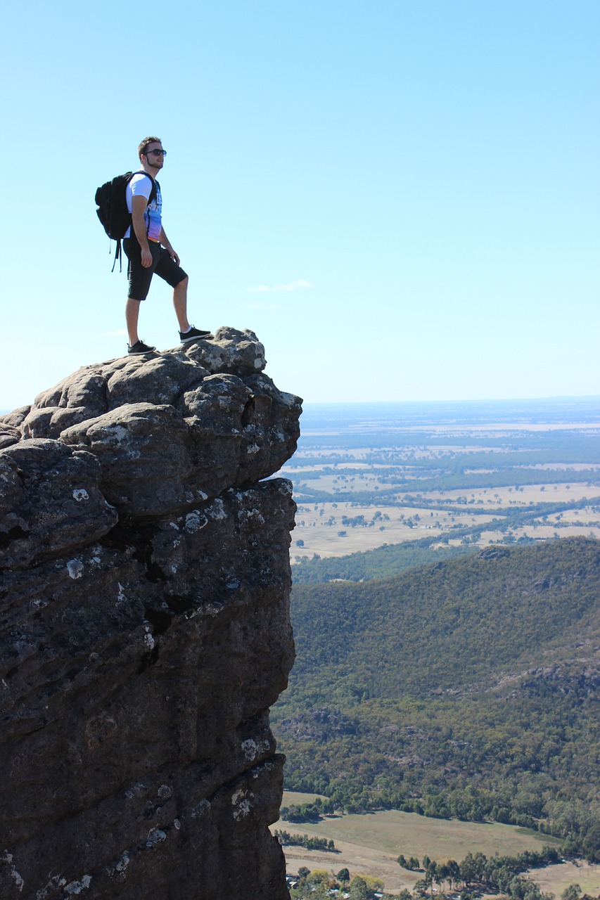 backpack, scenic, hiking